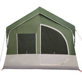 Family Tent Green and White 620 x 322 x 240 cm Polyester 4100697