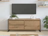 TV Cabinet Artisian Oak 100 x 36 x 49.5 cm Engineered Wood 886623