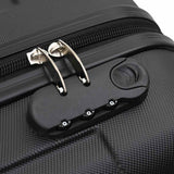 Suitcase with Lock 3 pcs Black 50 x 31 x 78 cm ABS Plastic 42006229