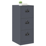 File Cabinet Anthracite 44 x 50 x 106.5 cm Cold-Rolled Steel 891600