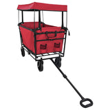 Folding Hand Trolley Red 105 x 56.5 x 116 cm Oxford Cloth 42020665