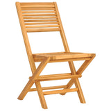 Garden Dining Set Natural Teak Solid Teak Wood 5 Piece Set 3155031