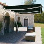 ZNTS Freestanding Manual Retractable Awning 600x350 cm Anthracite 3069679