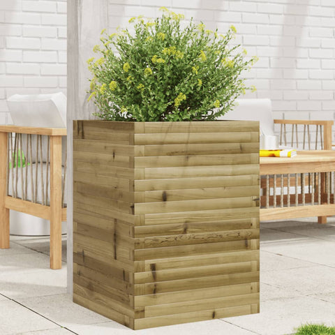 ZNTS Garden Planter 50x50x68.5 cm Impregnated Wood Pine 3282468