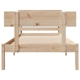 Bed Frame without Mattress 90x200 cm Solid Wood Pine 3305794