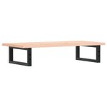 ZNTS Basin Shelf Wall Mounted Steel and Solid Wood Oak 3302545