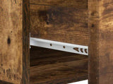 Coffee Table Smoked Oak 49 x 50 x 40 cm Engineered Wood 895660