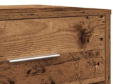 Bedside Cabinets 2 pcs with Drawer Old Wood 40x34x50 cm 858782