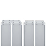 Retractable Side Awning Red 140x600 cm 317993