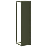 Firewood Rack Olive Green 25x25x100 cm Cold-rolled steel 864270