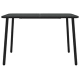 5 Piece Garden Dining Set Anthracite Steel 3187991