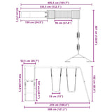 Outdoor Playset Impregnated Wood Pine 3155962