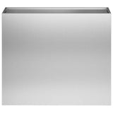 Garden Planter Silver 50 x 20 x 40 cm Galvanised Steel 8005452