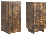 Cabinet Set 2 pcs 33 x 34.5 x 90 cm Engineered Wood 3416390