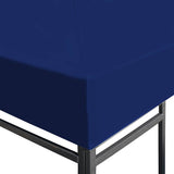 Gazebo Top Cover 310 g/m 3x3 m Blue 44782