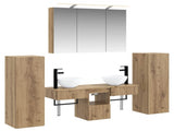 Bathroom Furniture Set 6 pcs Artisan Oak 3407118