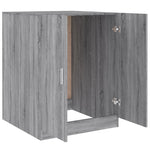 Washing Machine Cabinet Grey Sonoma Engineered Wood 3120183