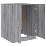 Washing Machine Cabinet Grey Sonoma Engineered Wood 3120183