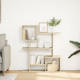 Room Divider Bookcase Sonoma Oak 92x29x112 cm Engineered Wood 858122