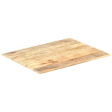 Table Top Solid Mango Wood 15-16 mm 90x60 cm 286012