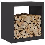 Firewood Rack Black 60x40x60 cm Steel 851003