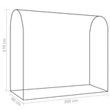 Greenhouse with Zippered Door 200x80x170 cm 46916