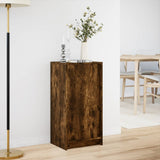 ZNTS Sideboard with LED Smoked Oak 42.5x34x85 cm Engineered Wood 852142