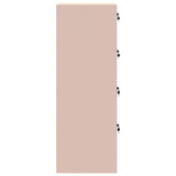 File Cabinet 2 pcs Pink 44 x 50 x 139 cm Cold-Rolled Steel 3406155