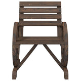 4 Piece Garden Lounge Set Solid Wood Fir 3207132