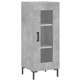 Highboard Concrete Grey 34.5x34x180 cm Engineered Wood 3199045