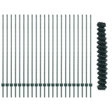 Fence and Post Green 1.6 x 25 m Steel 3336256