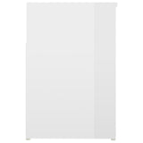 Shoe Bench High Gloss White 80x30x45 cm Engineered Wood 808753