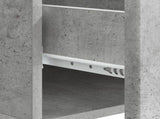 Coffee Table Concrete Grey 49 x 50 x 40 cm Engineered Wood 895658