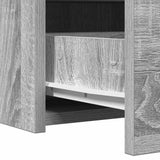 Dressing Table with Drawer Grey 60 x 40 x 70 cm Engineered Wood 865222