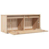 Wall Cabinet 80x30x35 cm Solid Wood Pine 813455
