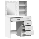Dressing Table 2 pcs White 50 x 41 x 135 cm Engineered wood 3334200