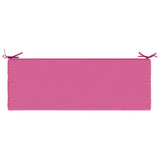 2-Piece Bench Cushions SOEST 2 pcs 100% Polyester Pink 949651