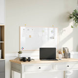 Magnetic Whiteboard with Solid Pine Wood Frame 100x55 cm 4017407