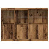 LED Sideboard Old Wood 142.5 x 37 x 100 cm Engineered Wood 3333118