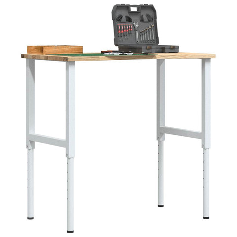 Workbench 100x60x cm Solid Wood Oak 3309717