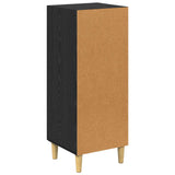 Sideboard Black Oak 34.5 x 34 x 90 cm Engineered Wood 880924