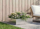 Garden Planter Silver 40 x 40 x 20 cm Stainless Steel 8004988