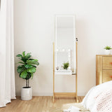 Mirror Jewellery Cabinet with LED Lights Free Standing 353264