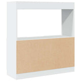 Highboard White 92x33x100 cm Engineered Wood 855124