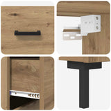 Highboard Artisan Oak 69.5 x 34 x 180 cm Engineered Wood 3415866
