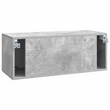 Wall-Mounted TV Cabinet Concrete Grey 78.5 x 31 x 30 cm 898548