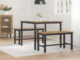 Dining Tables 70 x 70 x 75 cm METAL 892625