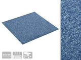 Carpet 20 pcs Blue 50 x 50 cm 100% Polypropylene 42046751