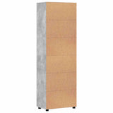 Highboard FLORIN Concrete Grey 60 x 35 x 182 cm Engineered Wood 3397907