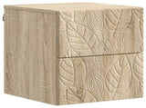 Wall-Mounted Bedside Cabinet 2 pcs Sonoma Oak 34.5 x 33 x 40 cm 898810